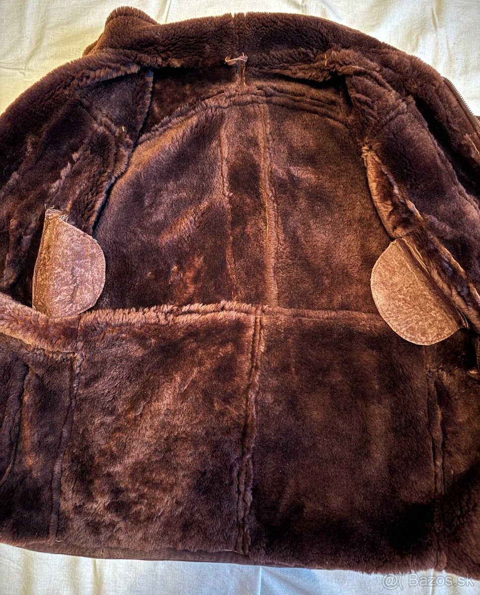 Pánsky zimný ovčí kožuch +čiapka,výhodná cena - 3