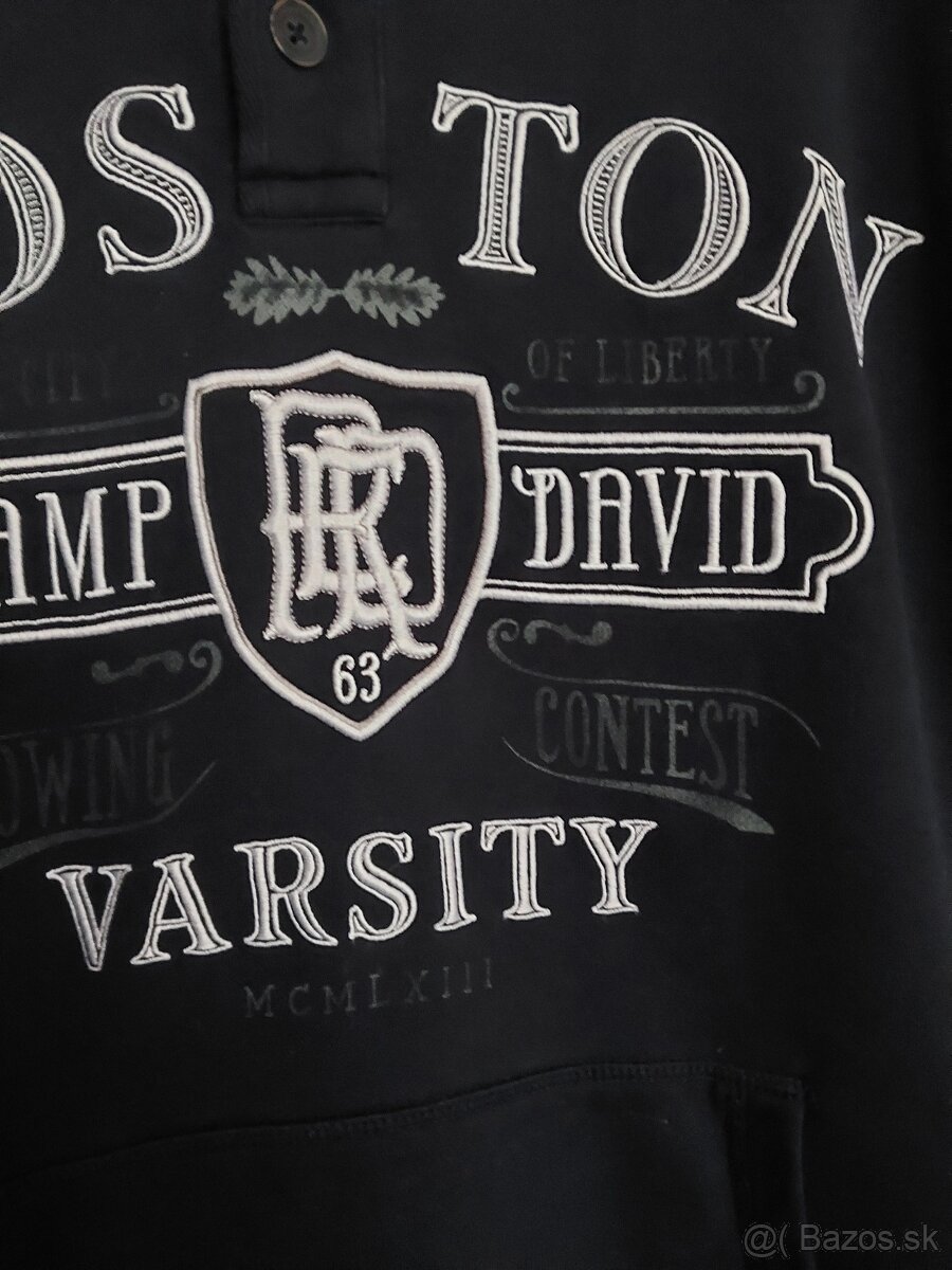 Pánska mikina Camp David tmavá modrá - 3