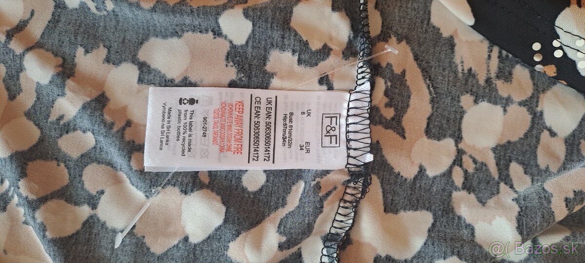 Pekne uplne nove saty F&F vel.XS,S,M. - 3