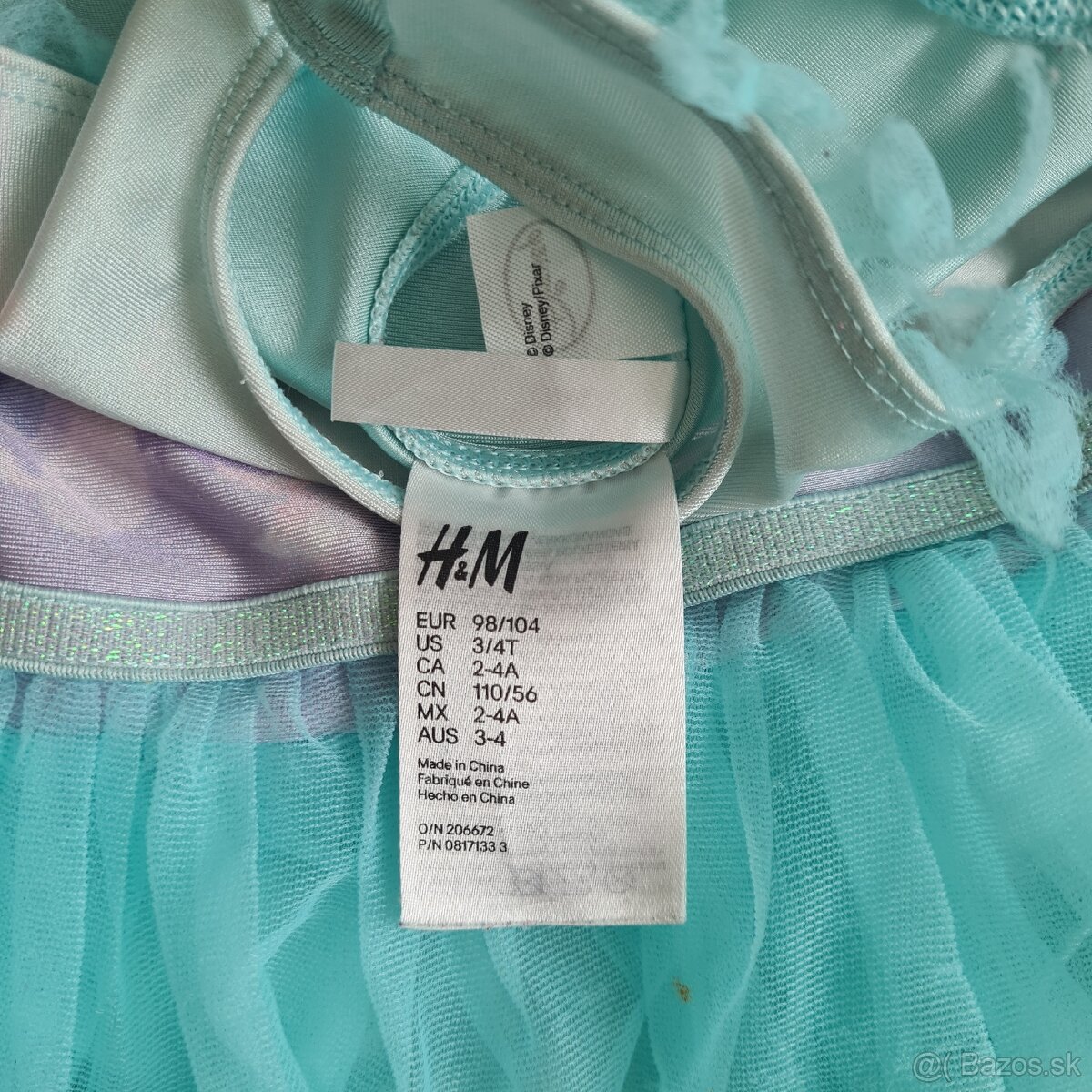 Elsa šaty 98 104 110 116 122 - 3