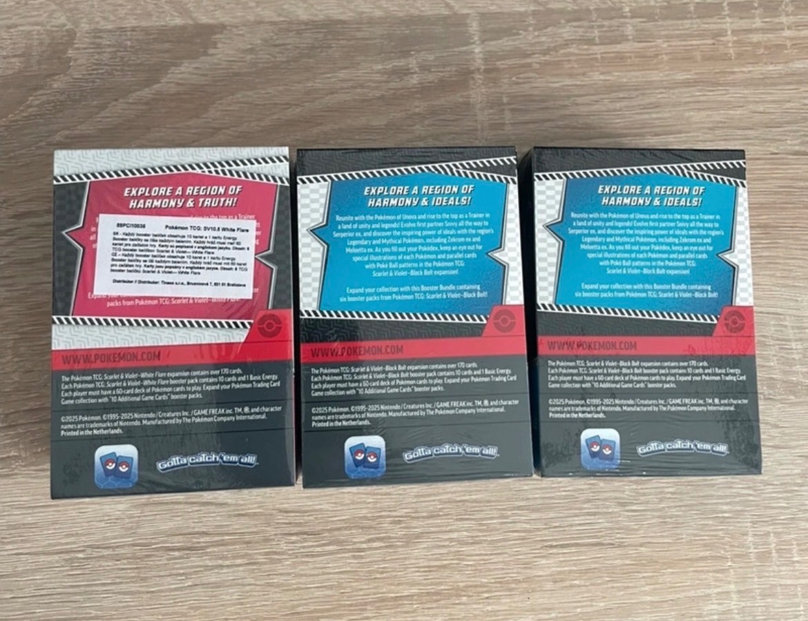 Pokémon black bolt & white flare booster box - 3