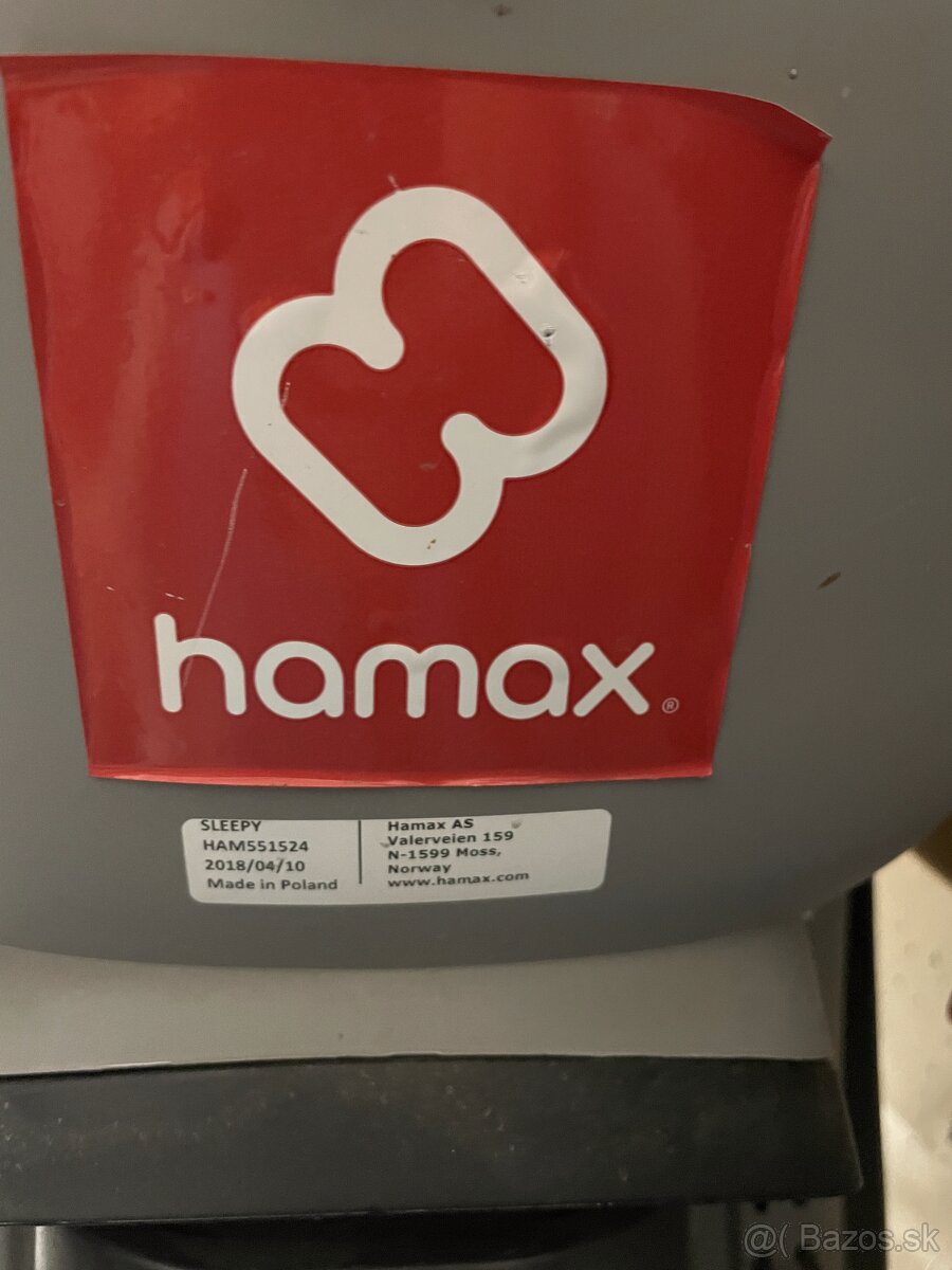 Detska sedacka na bicykel - Hamax Valerveien 159 - 3