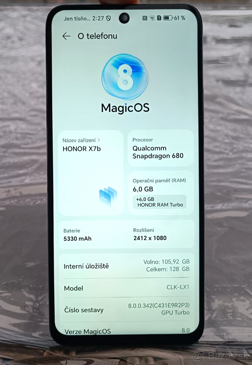 Mobilní telefon HONOR X7b / 6 GB RAM / 128 GB / Android 14 - 3