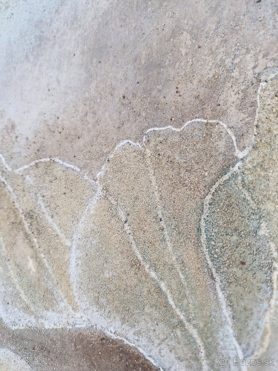 Abstraktny obraz strukturovany 70x50cm S - 3