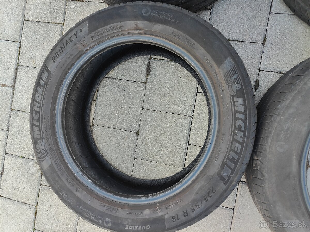 Znížená cena - Michelin Primasy 4 225/55 R18 - 3
