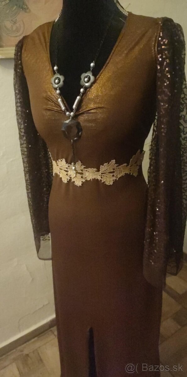 hnede šaty - 3