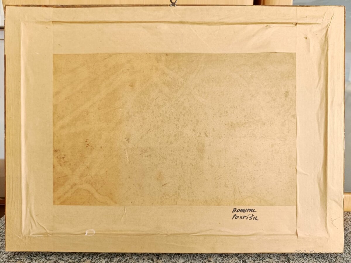 Obraz, VYSOKÉ TATRY 1973- BOHUMIL POSPÍŠIL,olej 50x70 - 3