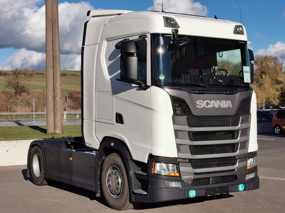 Prodám tahač návěsů SCANIA S450 EURO 6 D dvouokruhová hydr - 3