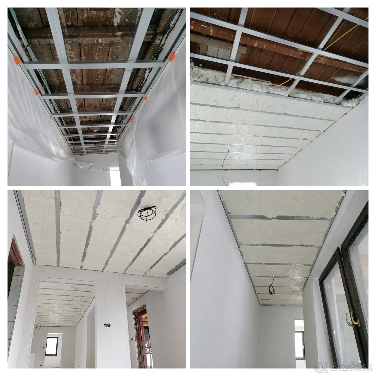 Striekaná izolácia, Zateplenie pur penou - 3