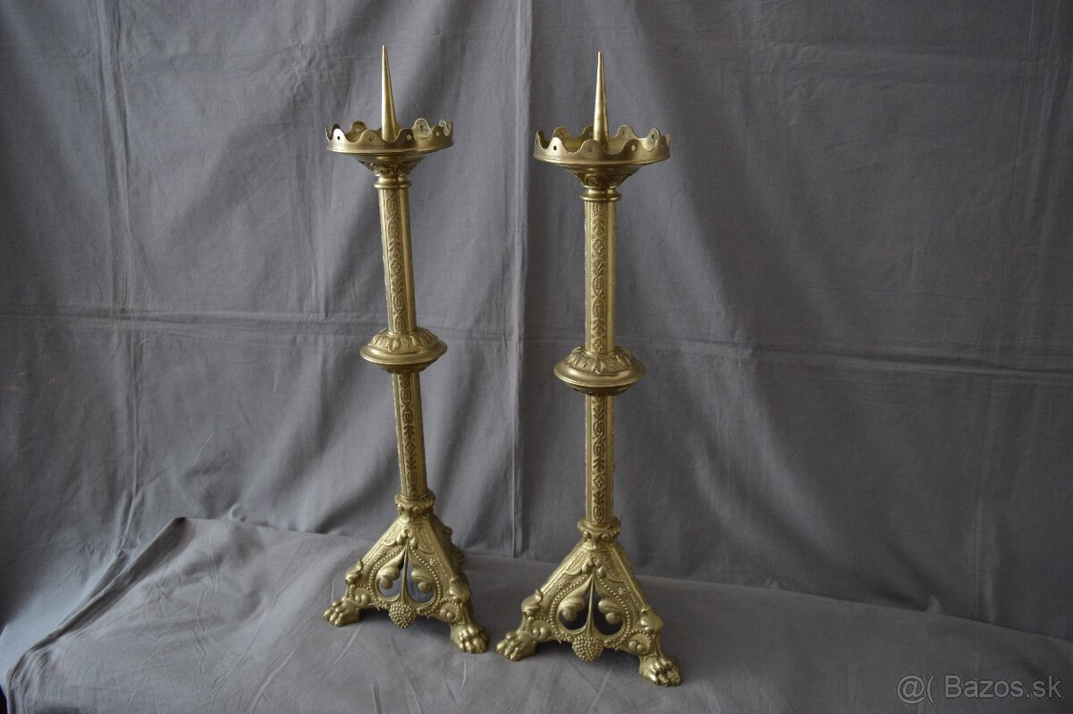 Mosadzné svietniky - 3