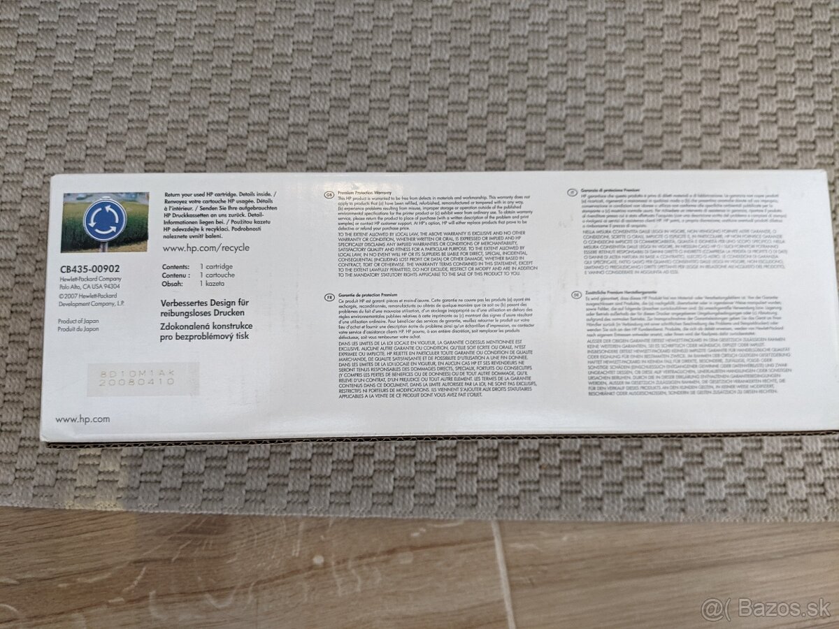 Nový Originál HP 35 A Toner (P1005, P1006) CB435A - 3