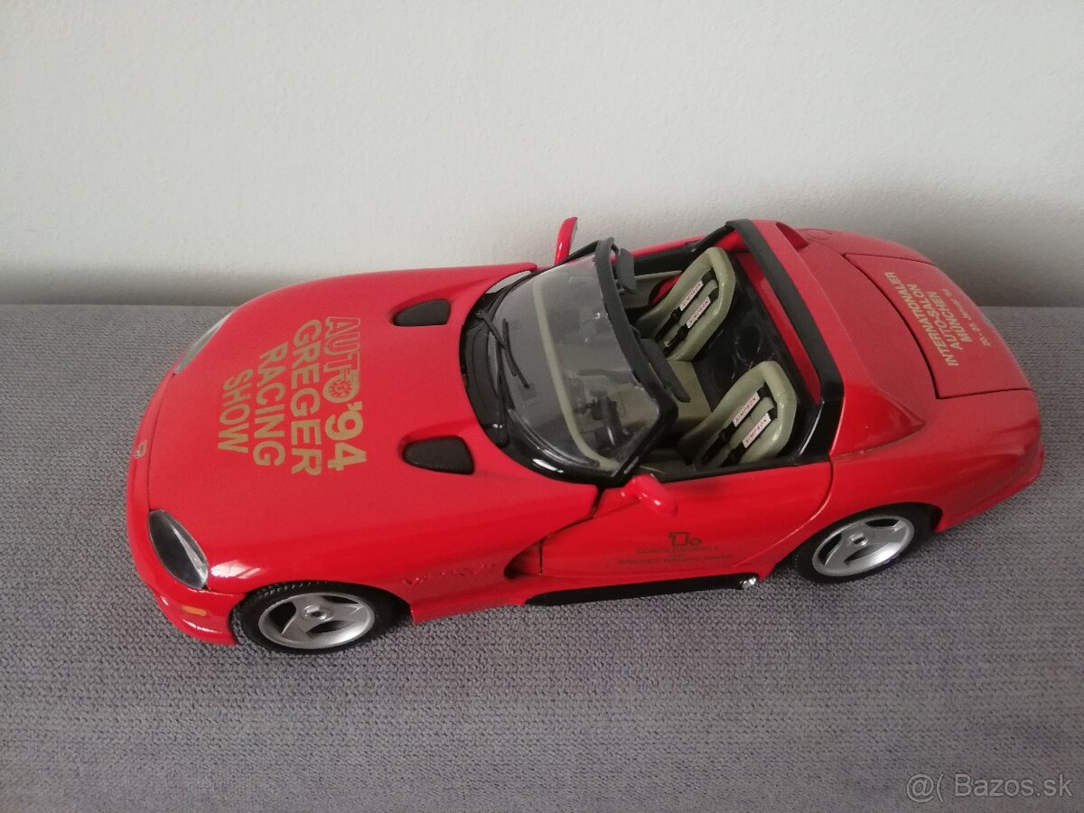 1:18 DODGE VIPER Bburago cervena - 3