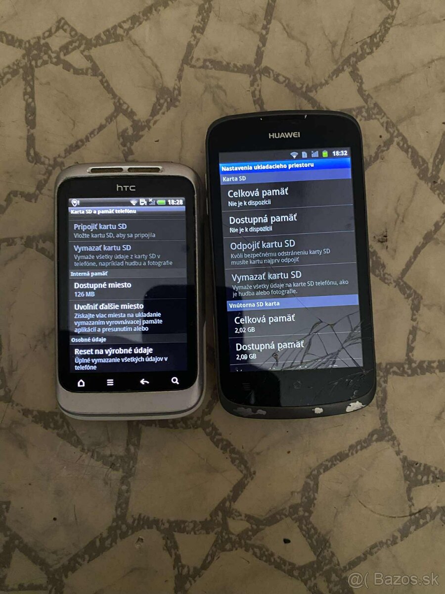 Predám huawei staré dotykové telefoni - 3