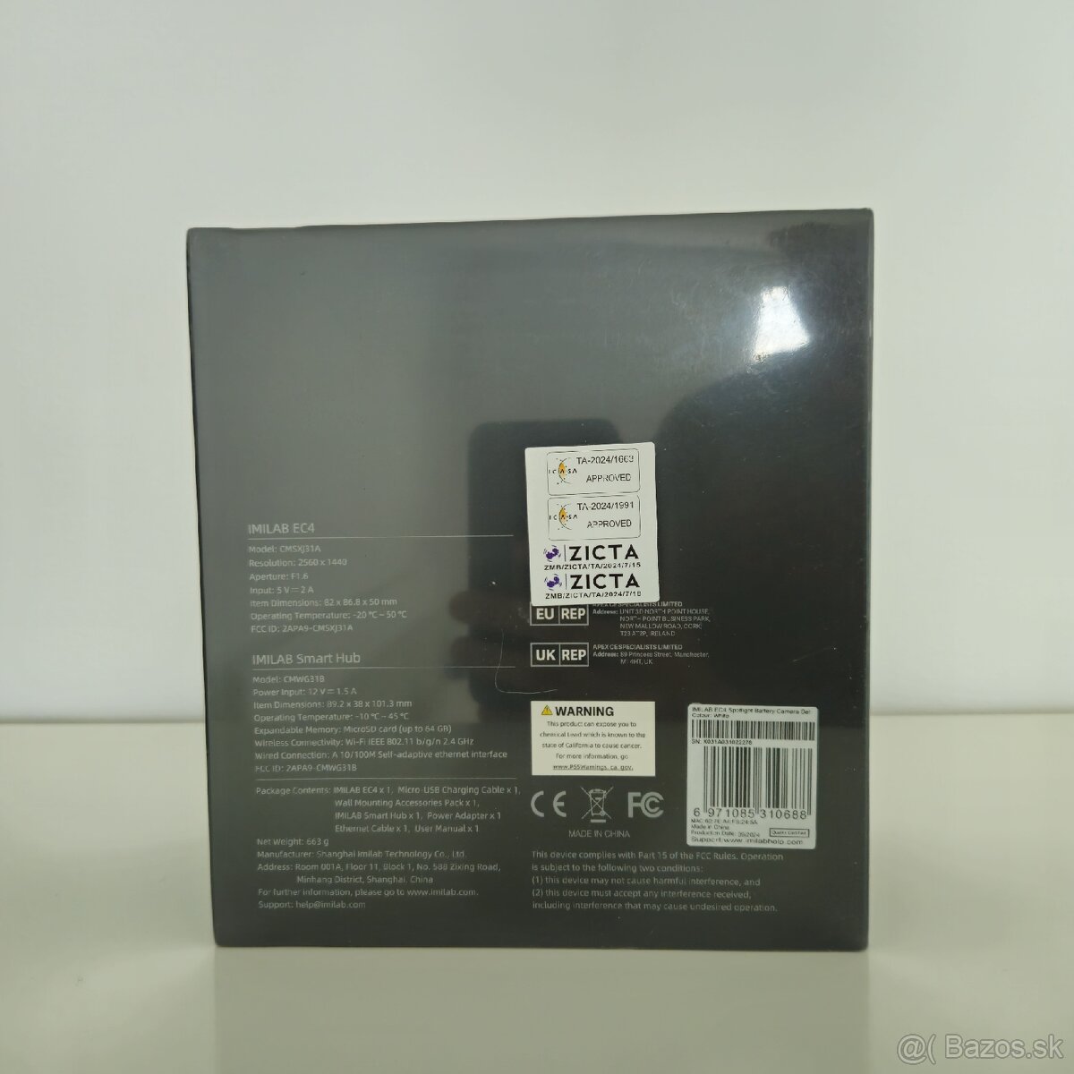 Bezpečnostná kamera IMILAB EC4 + brána + solárny panel - 3