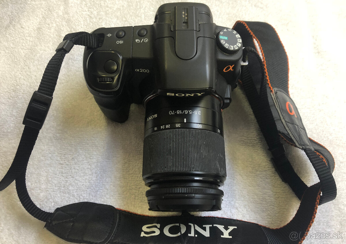 Fotoaparát Sony Alpha A200 zrkadlovka - 3