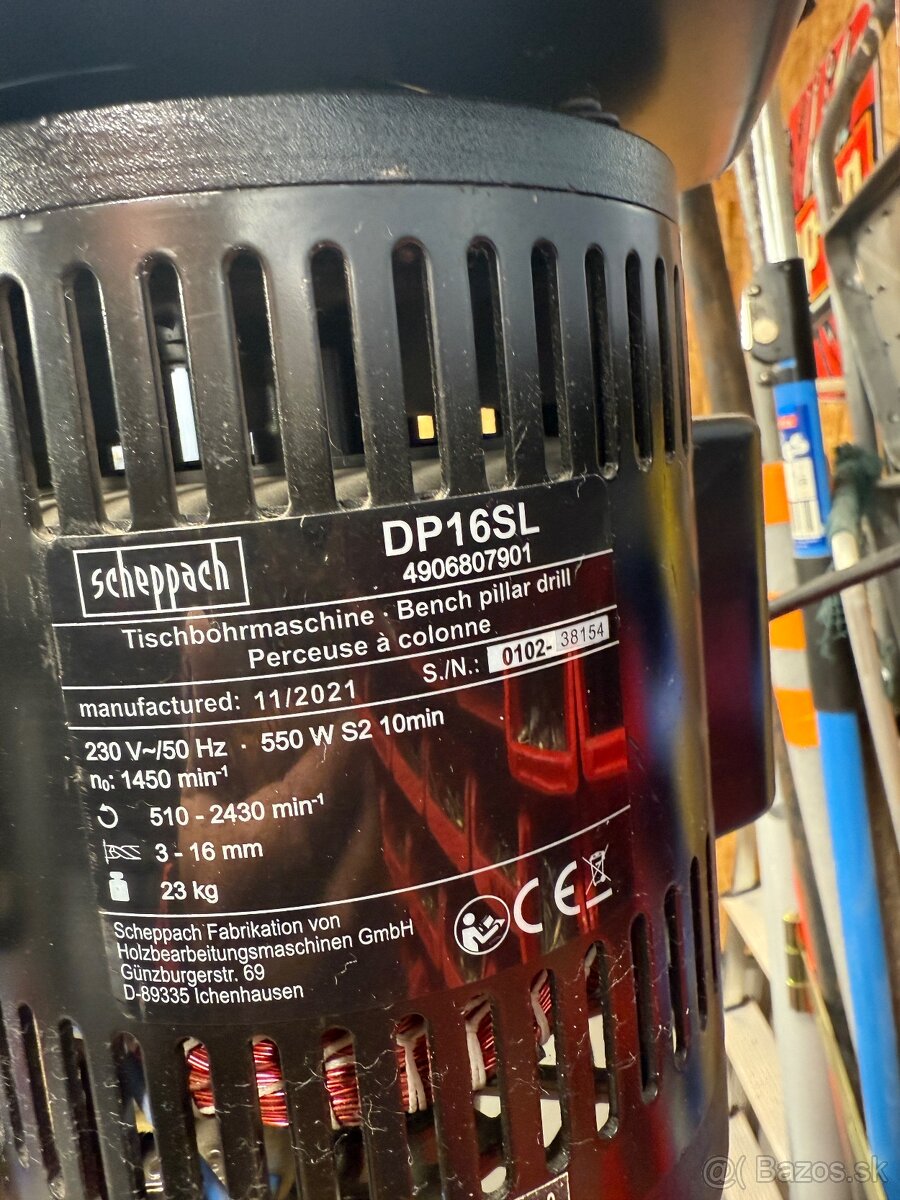 Scheppach DP 16 SL stĺpova vrtačka - 3