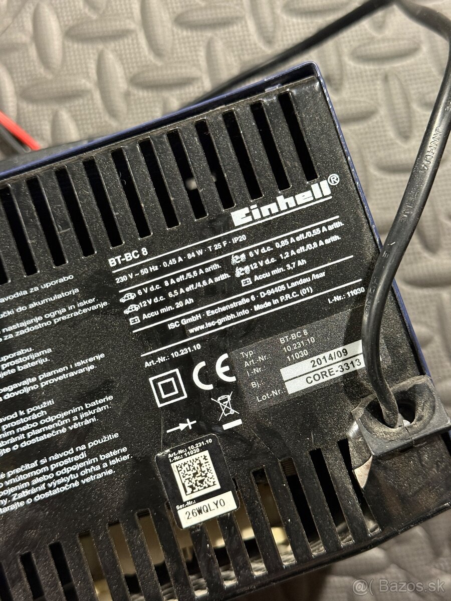 Nabíjačka EINHELL BT-BC 8 - 3