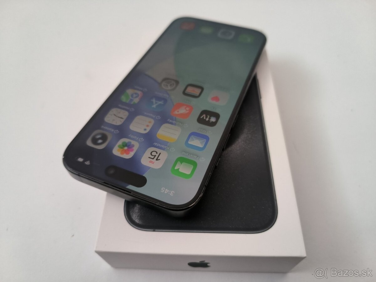 apple iphone 15 PRO 512gb Black Titanium 88% Batéria - 3