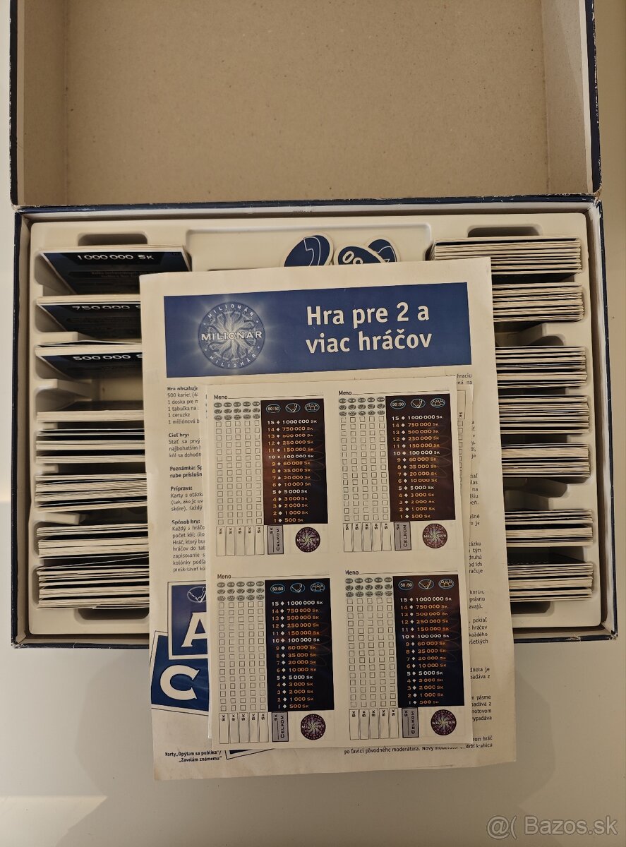 Spoločenská hra Milionár - 3