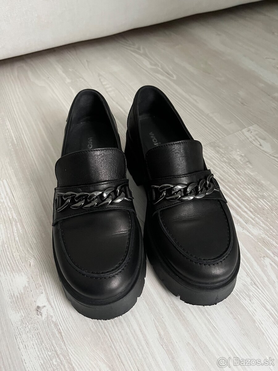 Predám málo nosené kožené topánky Wojas - 3