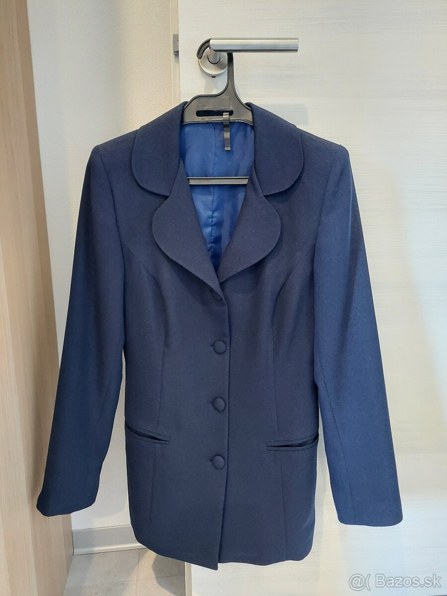 dámsky kostým (tmavomodrý)-dvojkombinácia - 3