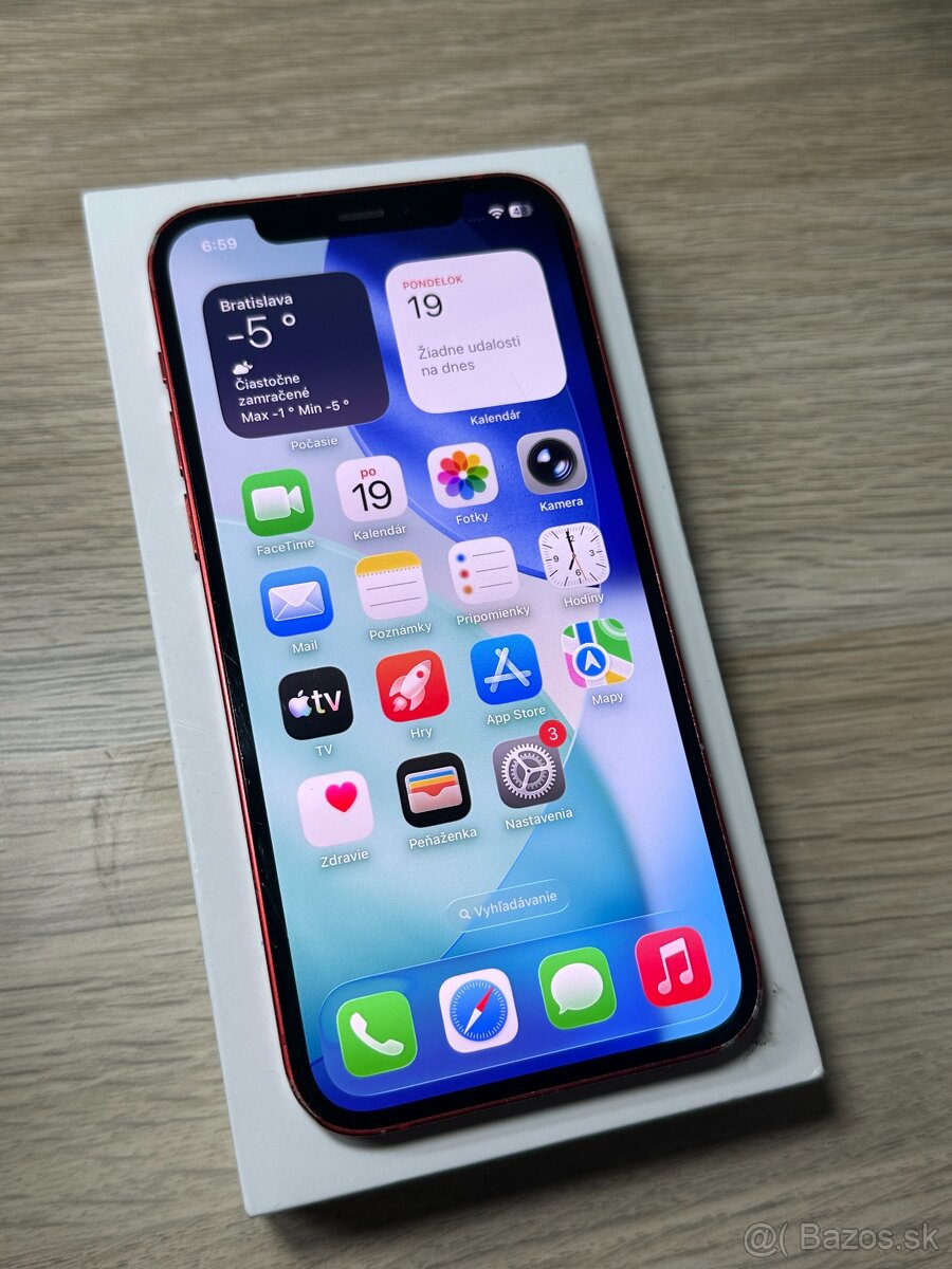 iPhone 12 Red 256GB 100% - 3