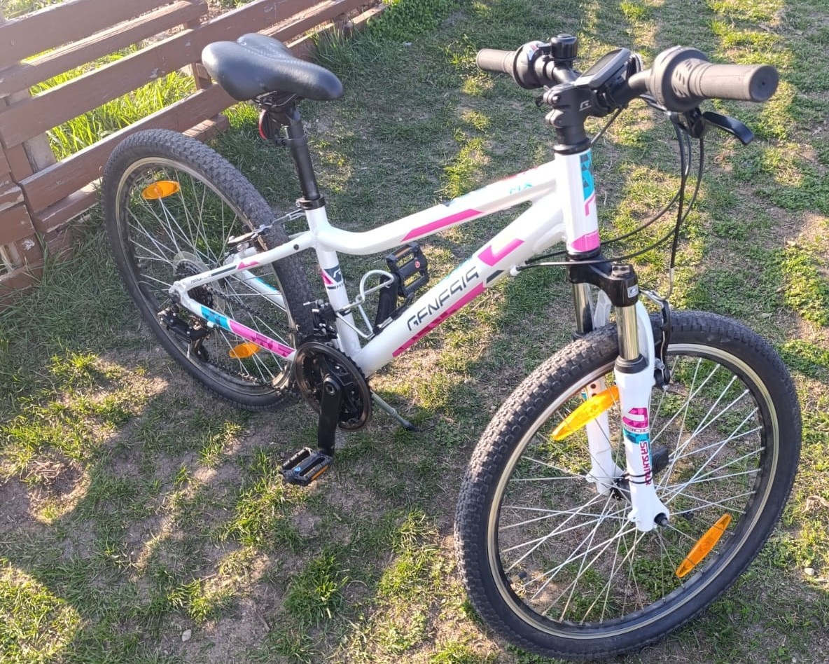 Dievčenský bicykel Genesis MX24 white - 3