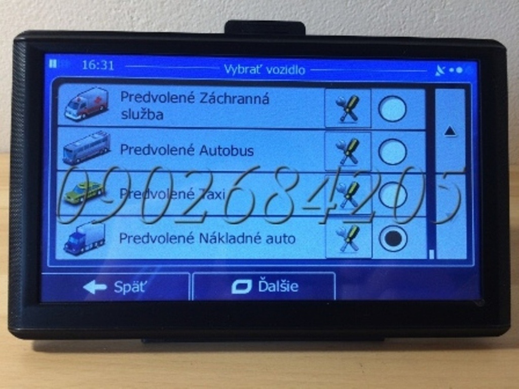 GPS navigácia aj pre kamión - 3