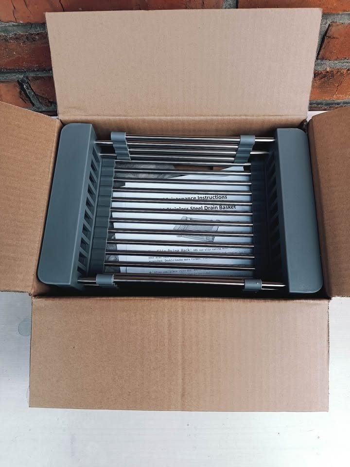 Teleskopický kuchyňský odkapávač s nastavitelnou šířkou - 3