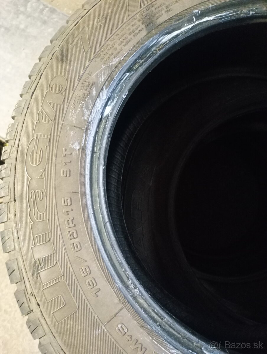 Ponúkam zimné pneu 195/65 R15 91T Good Year - 3