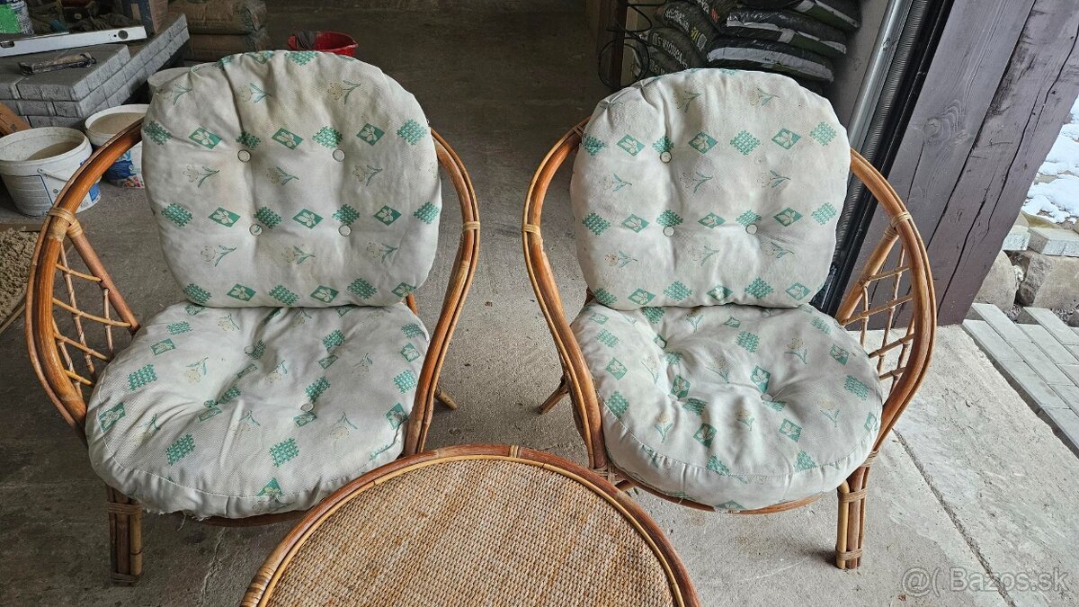 predám ratanový nábytok - 3