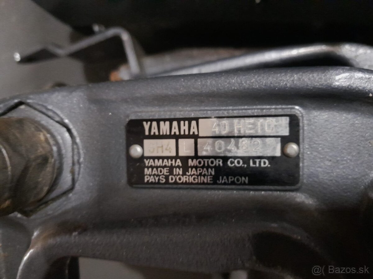 Predám motor Yamaha 40HP 2-takt - 3