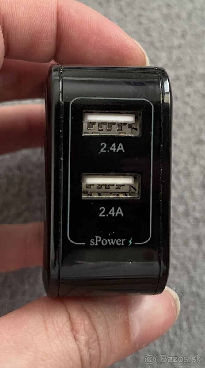 Blitzwolf nabíjačka 24W + Beseus microUSB kábel 2m - 3