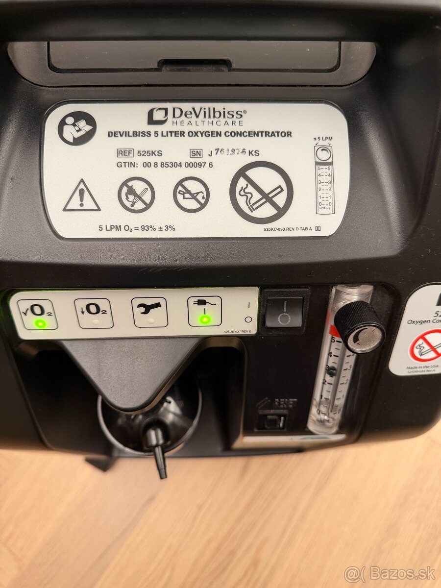 Kyslíkový koncentrátor Devilbiss 525 - top cena. - 3