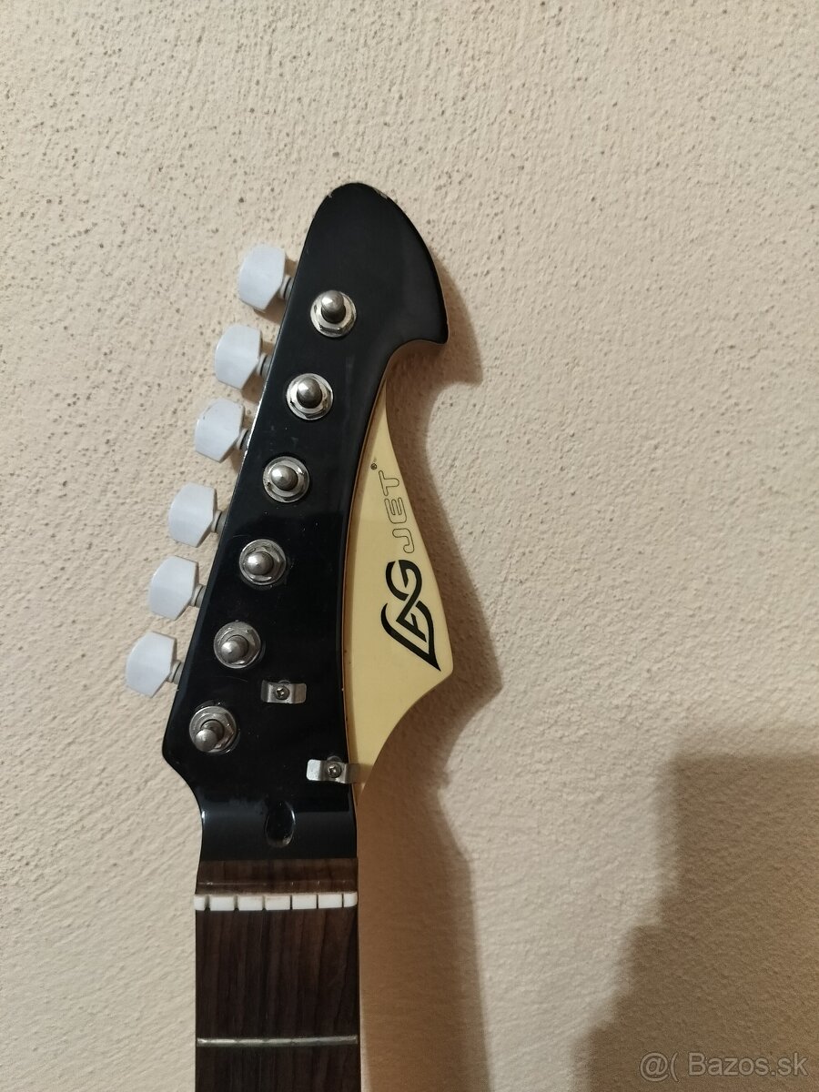 Elektrická gitara LAG čierna - 3