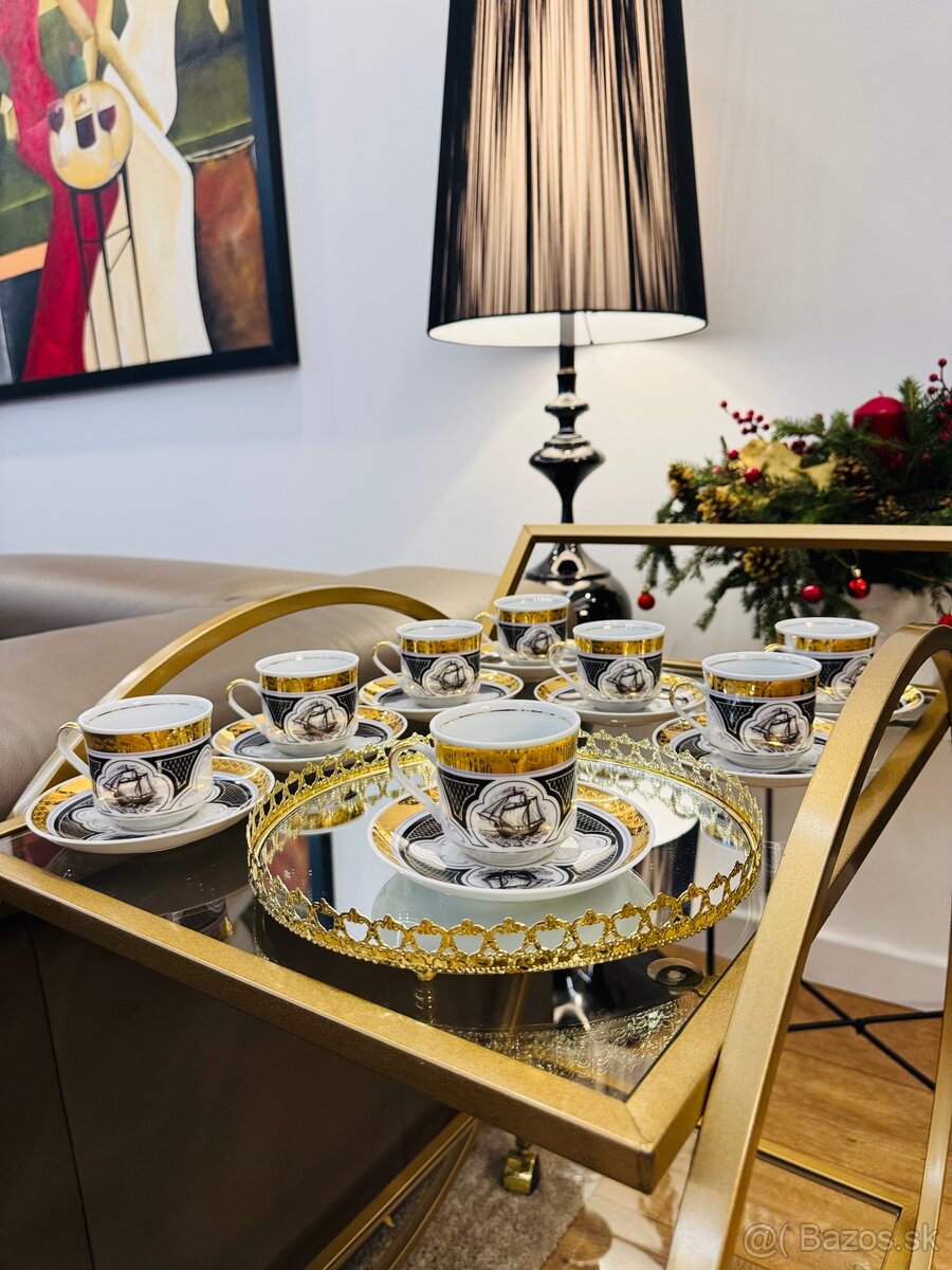 Československé šálky 8 ks plachetnice+ZADARMO doprava - 3