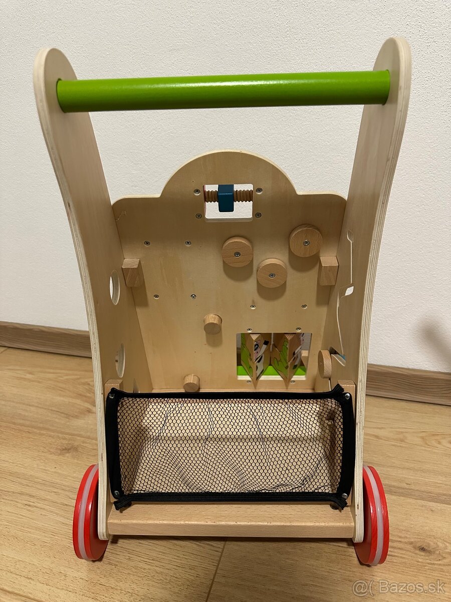 Drevené chodítko na tlačenie - 3