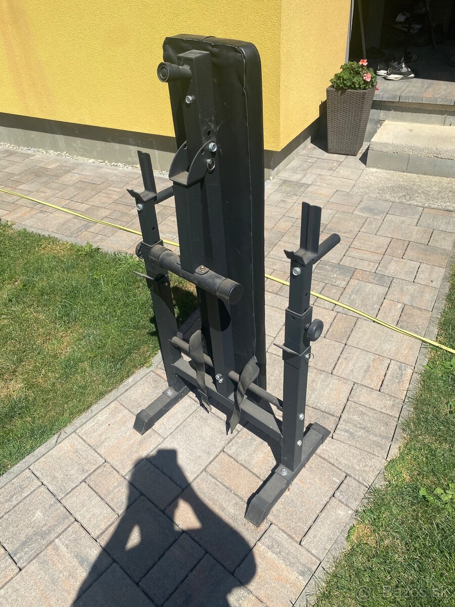 Lavička na bench press a dipy - 3