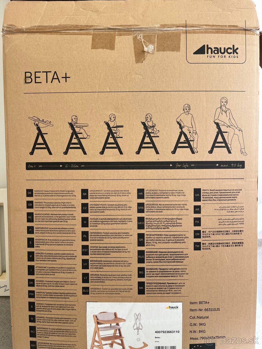 Detská rastúca stolička Hauck Beta+ - 3