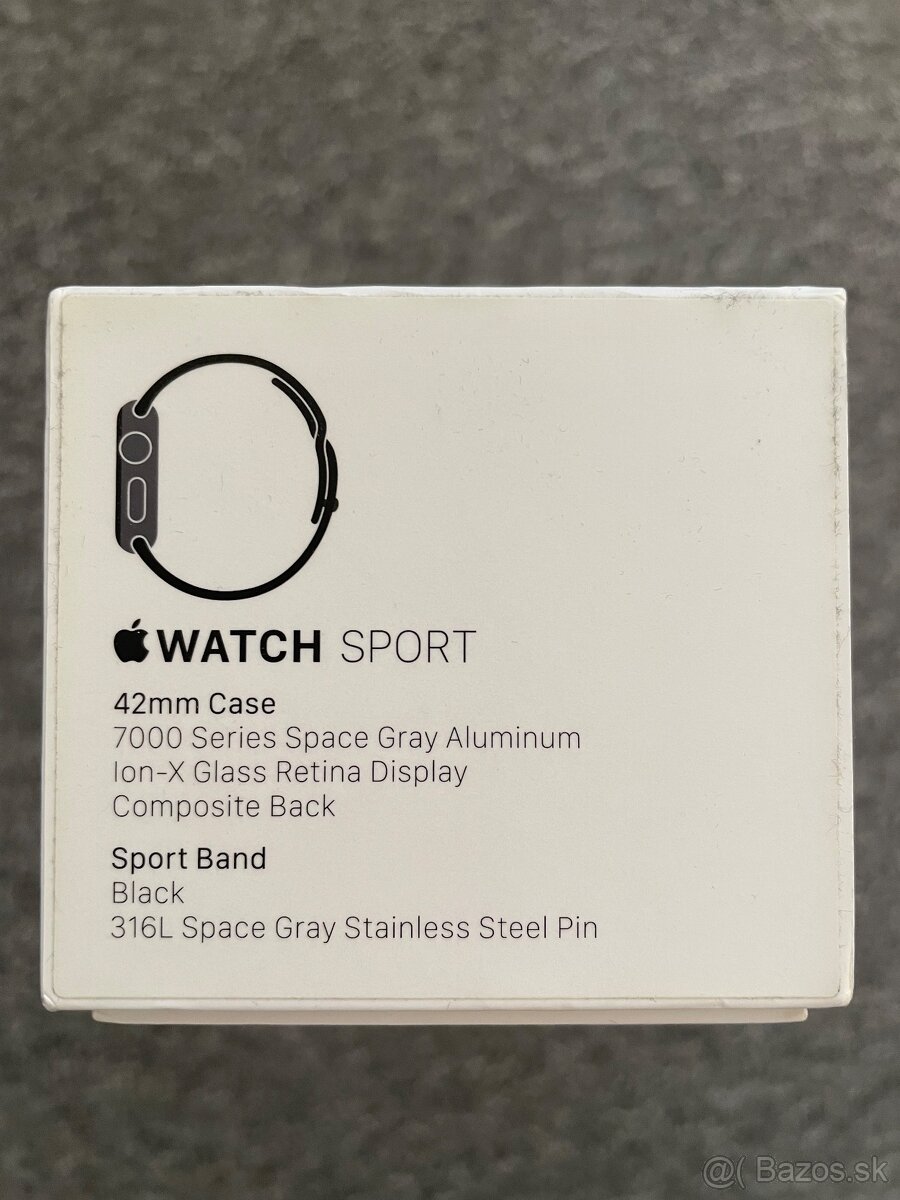 Apple Watch 42 mm Space Gray 1.generácia - 3