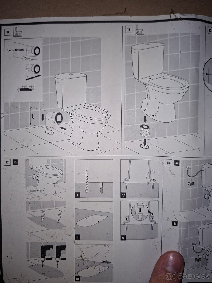Predám wc kombi 205 cersanit - 3