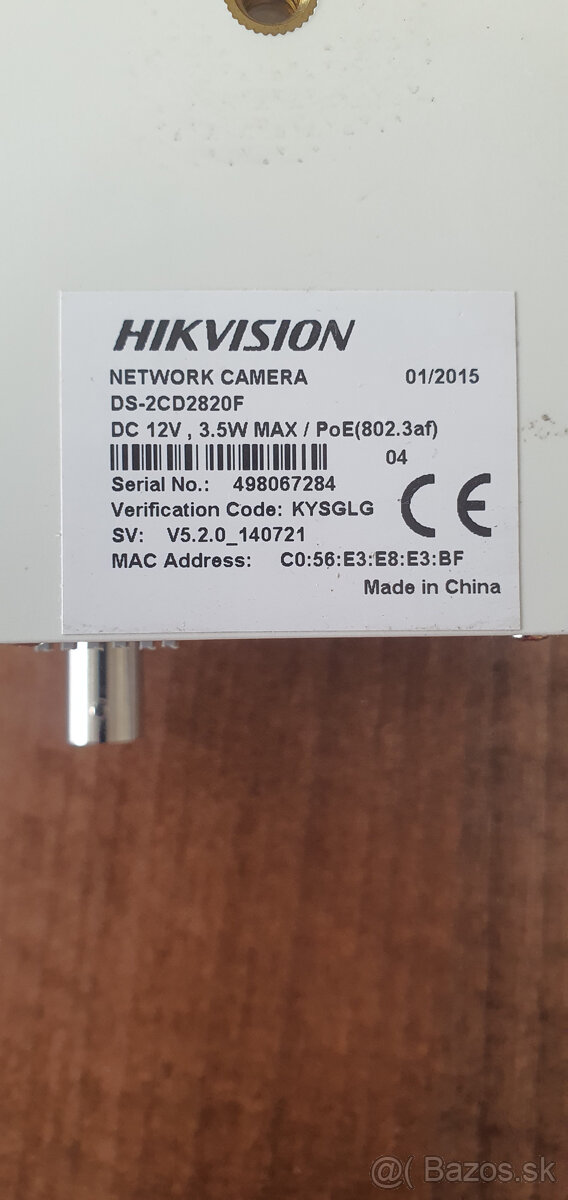 Predám kameru HIKVISION - 3