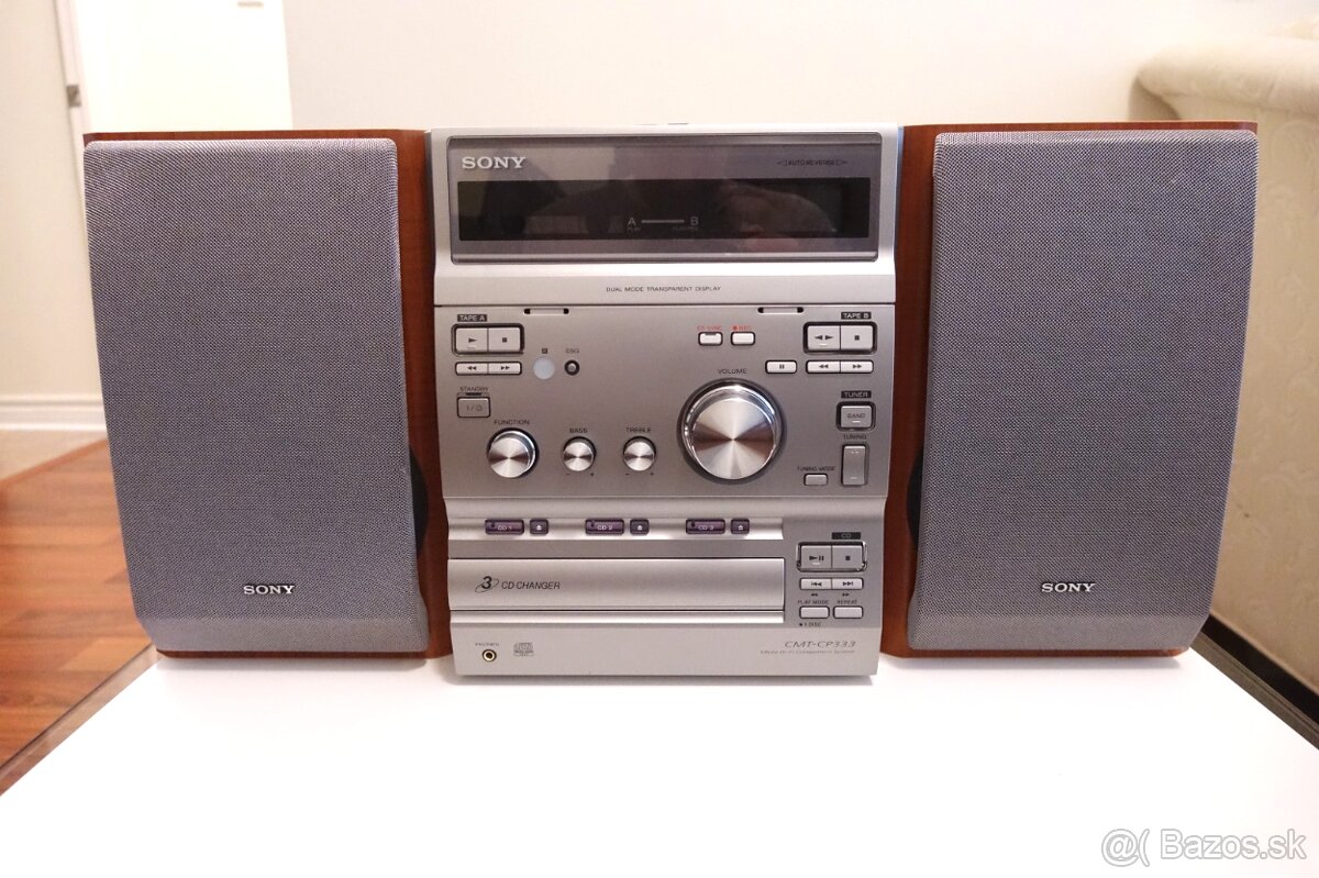 Hi‑Fi minisystém Sony CMT‑CP333 s originálnymi reproduktormi - 3