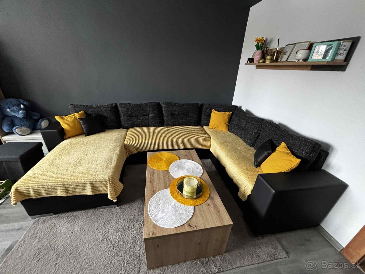 Sedacia súprava v tvare U - 3