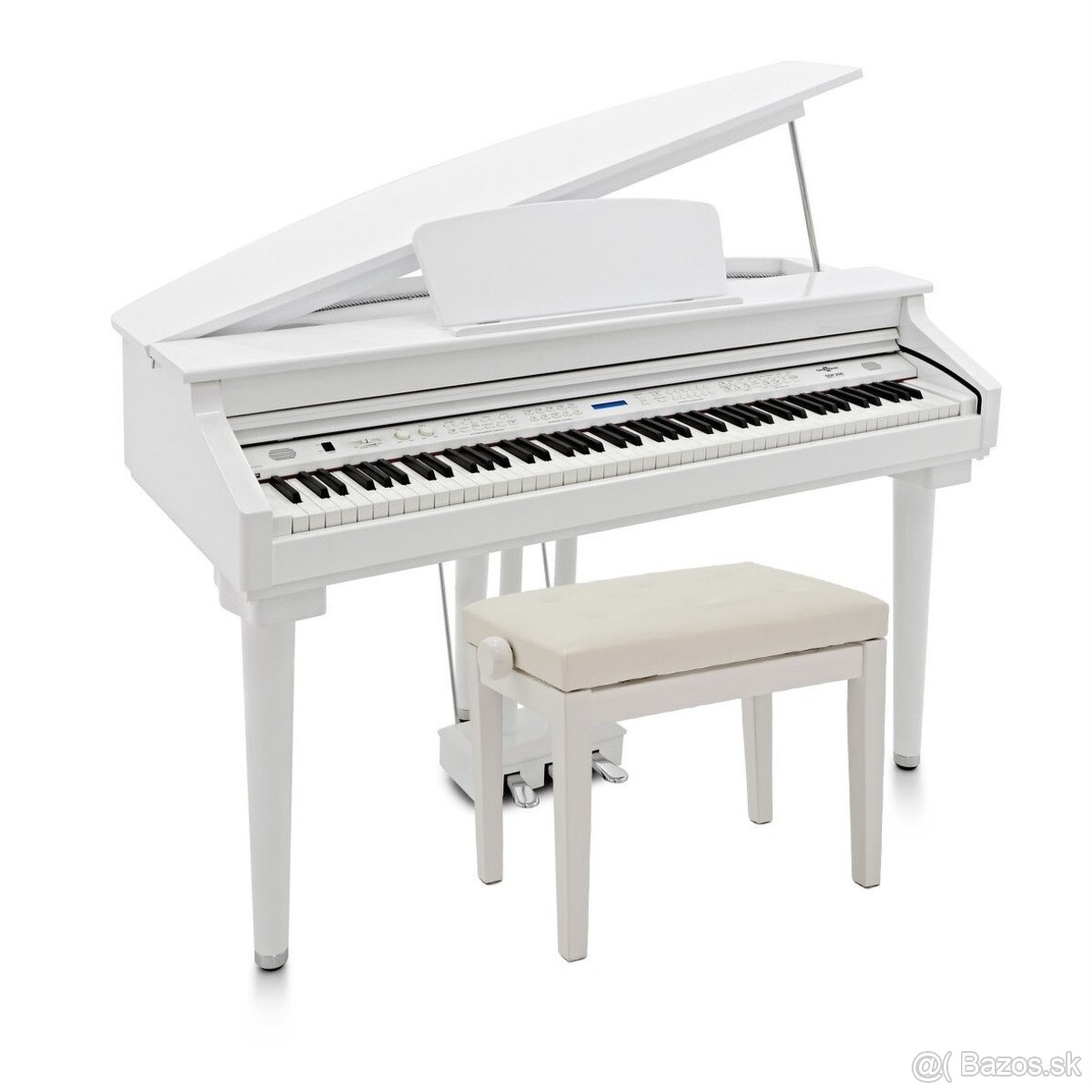 KLAVÍR KRÍDLO BIELY - 3