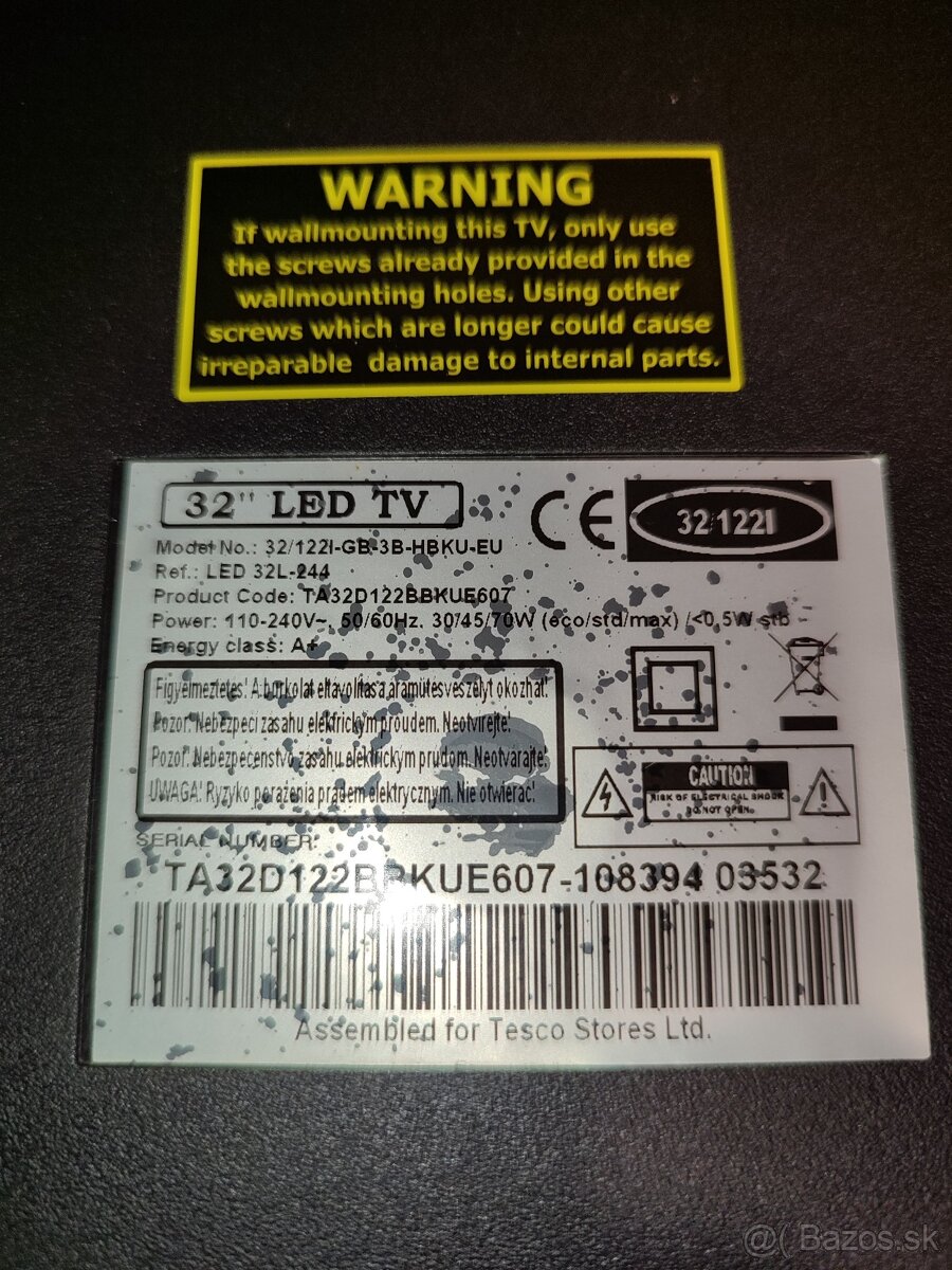 Technika LED 32\" 82cm bez internetu - 3