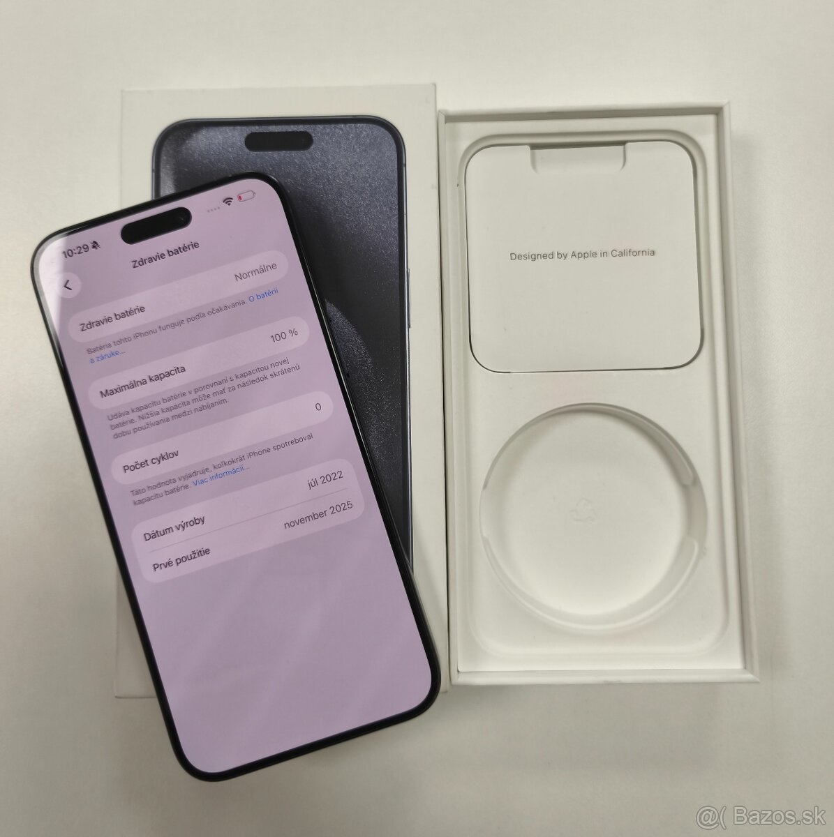 iPhone 15 Pro Max 256GB Blue Titanium - 3