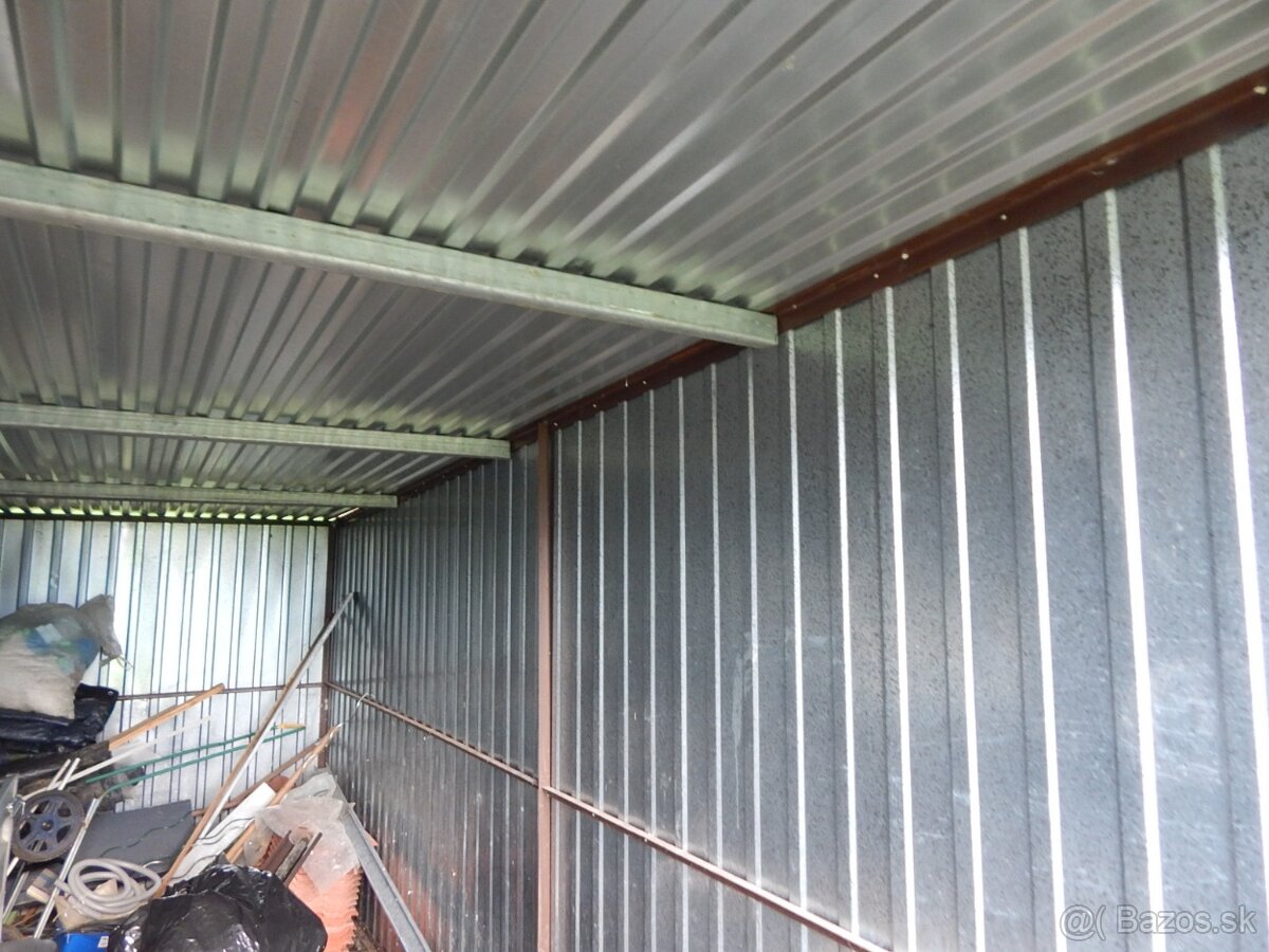 Plechová garáž 3x5m - 3