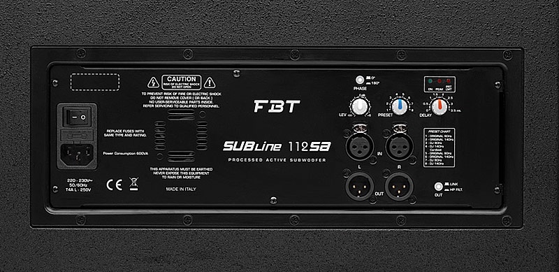 2x FBT J8a + 1x Subline 112sa - 3