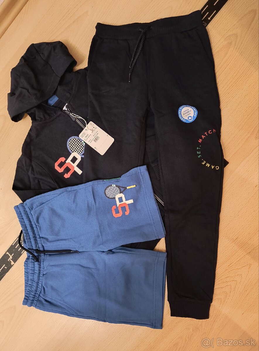 Tepláková súprava+ kraťasy 128 - 3